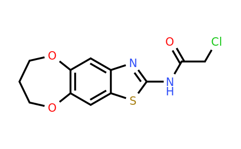 CAS 1443979-92-7 | 2-Chloro-N-{10,14-dioxa-4-thia-6-azatricyclo[7.5.0.0,3,7]tetradeca-1(9),2,5,7-tetraen-5-yl}acetamide