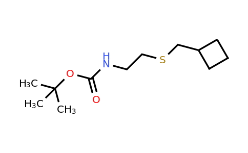 CAS 1443979-95-0 | tert-butyl N-{2-[(cyclobutylmethyl)sulfanyl]ethyl}carbamate
