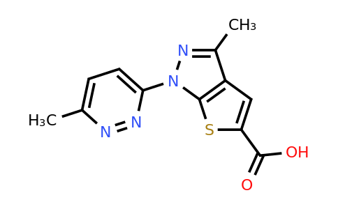 CAS 1443979-97-2 | 3-methyl-1-(6-methylpyridazin-3-yl)-1H-thieno[2,3-c]pyrazole-5-carboxylic acid