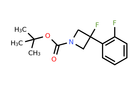 CAS 1443979-99-4 | tert-butyl 3-fluoro-3-(2-fluorophenyl)azetidine-1-carboxylate