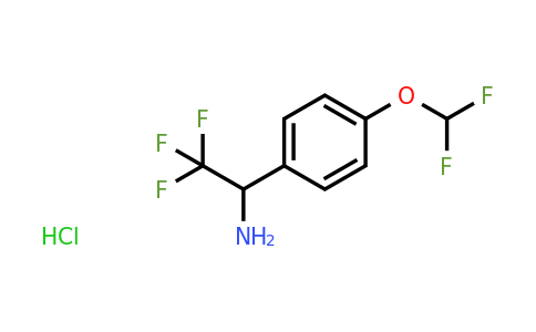 CAS 1443980-11-7 | 1-[4-(difluoromethoxy)phenyl]-2,2,2-trifluoroethan-1-amine hydrochloride