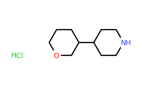 CAS 1443980-30-0 | 4-(oxan-3-yl)piperidine hydrochloride