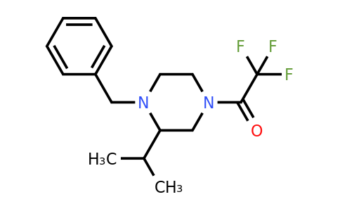 CAS 1443980-56-0 | 1-[4-benzyl-3-(propan-2-yl)piperazin-1-yl]-2,2,2-trifluoroethan-1-one