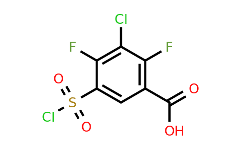 CAS 1443980-60-6 | 3-chloro-5-(chlorosulfonyl)-2,4-difluorobenzoic acid