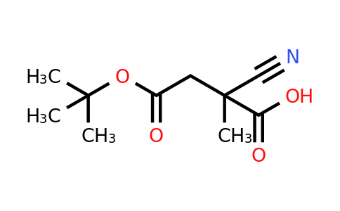 CAS 1443980-65-1 | 4-(tert-butoxy)-2-cyano-2-methyl-4-oxobutanoic acid