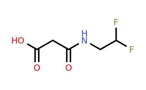 CAS 1443980-70-8 | 2-[(2,2-difluoroethyl)carbamoyl]acetic acid