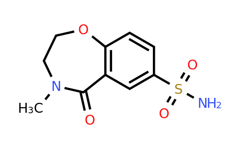 CAS 1443980-76-4 | 4-methyl-5-oxo-2,3,4,5-tetrahydro-1,4-benzoxazepine-7-sulfonamide