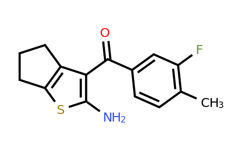 CAS 1443980-89-9 | 3-(3-fluoro-4-methylbenzoyl)-4H,5H,6H-cyclopenta[b]thiophen-2-amine