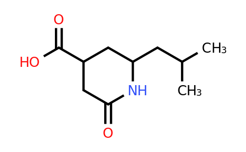 CAS 1443980-90-2 | 2-(2-methylpropyl)-6-oxopiperidine-4-carboxylic acid
