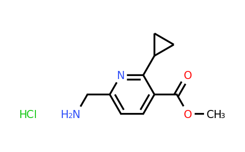 CAS 1443980-92-4 | methyl 6-(aminomethyl)-2-cyclopropylpyridine-3-carboxylate hydrochloride