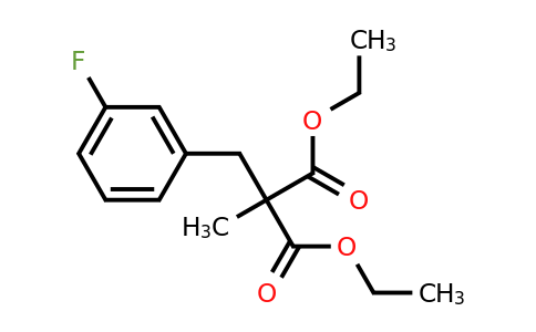 CAS 1443980-96-8 | 1,3-diethyl 2-[(3-fluorophenyl)methyl]-2-methylpropanedioate