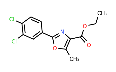 CAS 1443981-03-0 | ethyl 2-(3,4-dichlorophenyl)-5-methyl-1,3-oxazole-4-carboxylate