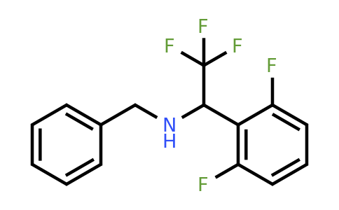 CAS 1443981-12-1 | benzyl[1-(2,6-difluorophenyl)-2,2,2-trifluoroethyl]amine
