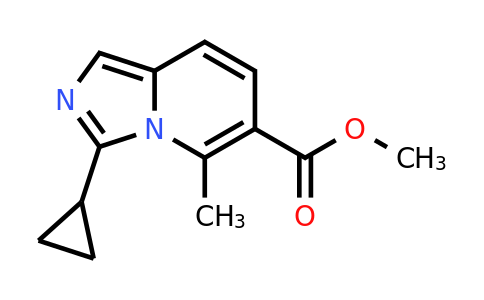 CAS 1443981-18-7 | methyl 3-cyclopropyl-5-methylimidazo[1,5-a]pyridine-6-carboxylate