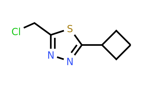 CAS 1443981-25-6 | 2-(chloromethyl)-5-cyclobutyl-1,3,4-thiadiazole