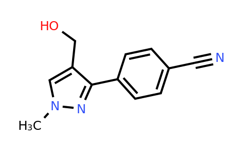 CAS 1443981-26-7 | 4-[4-(hydroxymethyl)-1-methyl-1H-pyrazol-3-yl]benzonitrile