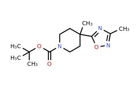 CAS 1443981-38-1 | tert-butyl 4-methyl-4-(3-methyl-1,2,4-oxadiazol-5-yl)piperidine-1-carboxylate