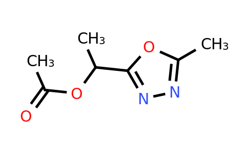 CAS 1443981-50-7 | 1-(5-methyl-1,3,4-oxadiazol-2-yl)ethyl acetate