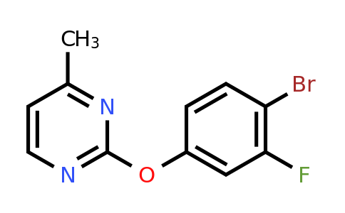 CAS 1443981-51-8 | 2-(4-bromo-3-fluorophenoxy)-4-methylpyrimidine