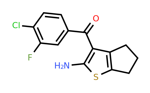 CAS 1443981-54-1 | 3-(4-chloro-3-fluorobenzoyl)-4H,5H,6H-cyclopenta[b]thiophen-2-amine