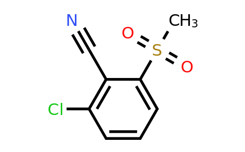 CAS 1443981-55-2 | 2-chloro-6-methanesulfonylbenzonitrile