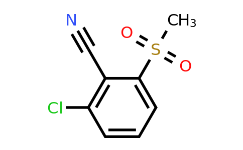 2-chloro-6-methanesulfonylbenzonitrile