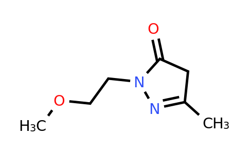CAS 1443981-66-5 | 1-(2-methoxyethyl)-3-methyl-4,5-dihydro-1H-pyrazol-5-one