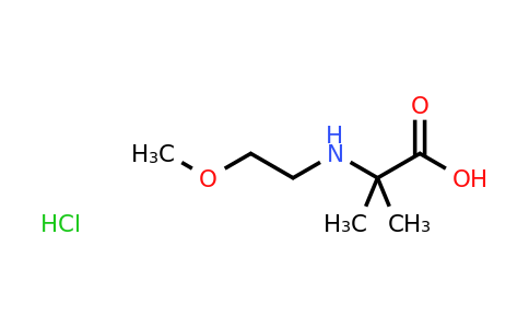 CAS 1443981-68-7 | 2-[(2-methoxyethyl)amino]-2-methylpropanoic acid hydrochloride