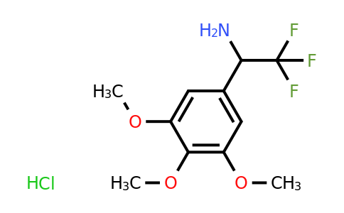 CAS 1443981-73-4 | 2,2,2-trifluoro-1-(3,4,5-trimethoxyphenyl)ethan-1-amine hydrochloride