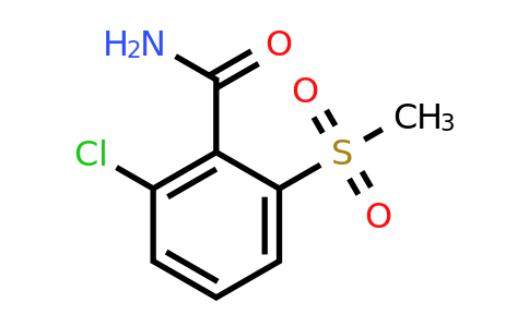 CAS 1443981-75-6 | 2-chloro-6-methanesulfonylbenzamide