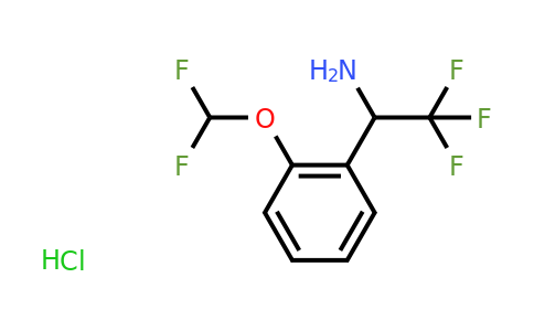 CAS 1443982-09-9 | 1-[2-(difluoromethoxy)phenyl]-2,2,2-trifluoroethan-1-amine hydrochloride