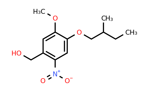 CAS 1443982-12-4 | [5-methoxy-4-(2-methylbutoxy)-2-nitrophenyl]methanol