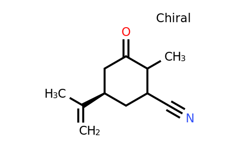 CAS 1444317-28-5 | (5R)-2-methyl-3-oxo-5-(prop-1-en-2-yl)cyclohexane-1-carbonitrile