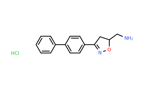 CAS 1445127-44-5 | [3-(4-phenylphenyl)-4,5-dihydro-1,2-oxazol-5-yl]methanamine hydrochloride