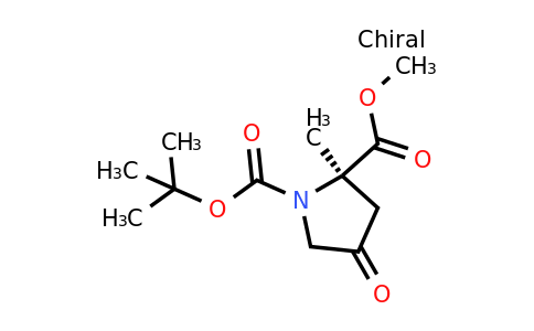 CAS 144527-34-4 | 1-tert-butyl 2-methyl (2R)-2-methyl-4-oxopyrrolidine-1,2-dicarboxylate