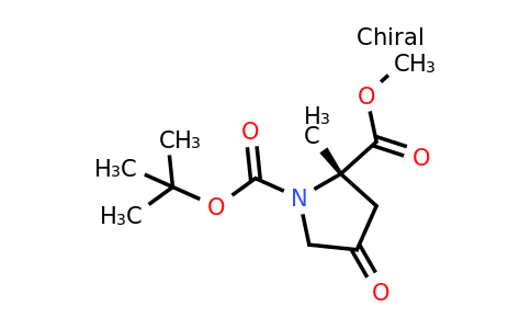 CAS 144527-35-5 | 1-tert-butyl 2-methyl (2S)-2-methyl-4-oxopyrrolidine-1,2-dicarboxylate