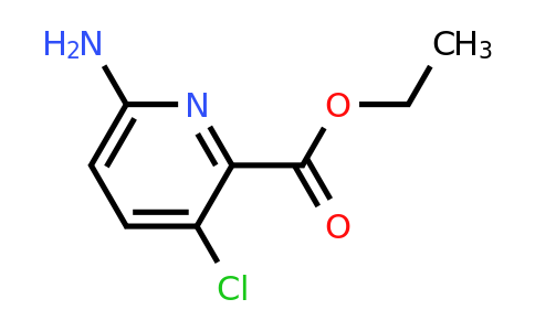 CAS 1445322-60-0 | Ethyl 6-amino-3-chloropyridine-2-carboxylate