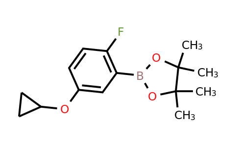 CAS 1445601-73-9 | 2-(5-Cyclopropoxy-2-fluorophenyl)-4,4,5,5-tetramethyl-1,3,2-dioxaborolane