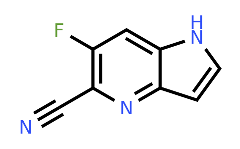 CAS 1445856-48-3 | 1h-pyrrolo[3,2-b]pyridine-5-carbonitrile, 6-fluoro-