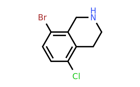 CAS 1445891-27-9 | 8-Bromo-5-chloro-1,2,3,4-tetrahydroisoquinoline