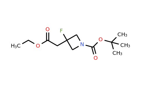 CAS 1445951-08-5 | tert-Butyl 3-(2-ethoxy-2-oxoethyl)-3-fluoroazetidine-1-carboxylate