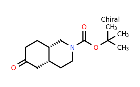 CAS 1445988-60-2 | tert-butyl (4aR,8aS)-6-oxo-1,3,4,4a,5,7,8,8a-octahydroisoquinoline-2-carboxylate