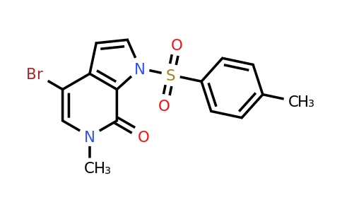 CAS 1445993-87-2 | 4-bromo-6-methyl-1-(4-methylbenzenesulfonyl)-1H,6H,7H-pyrrolo[2,3-c]pyridin-7-one