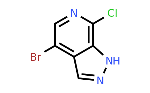 CAS 1446222-51-0 | 4-bromo-7-chloro-1H-pyrazolo[3,4-c]pyridine