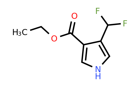 CAS 1446487-98-4 | Ethyl 4-(difluoromethyl)-1H-pyrrole-3-carboxylate
