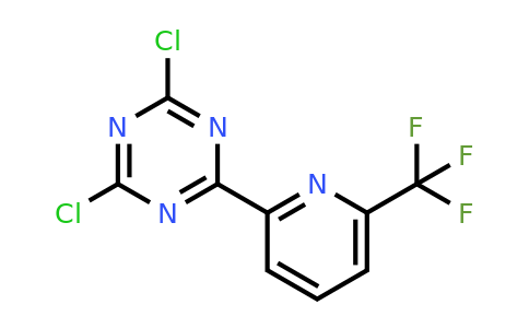 CAS 1446507-40-9 | 2,4-Dichloro-6-(6-(trifluoromethyl)pyridin-2-yl)-1,3,5-triazine