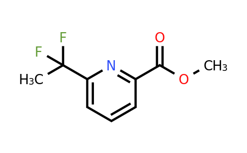 CAS 1446508-53-7 | methyl 6-(1,1-difluoroethyl)pyridine-2-carboxylate