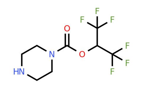 CAS 1446758-21-9 | 1,1,1,3,3,3-hexafluoropropan-2-yl piperazine-1-carboxylate