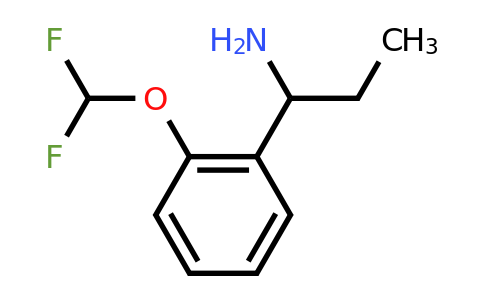 CAS 144759-09-1 | 1-[2-(Difluoromethoxy)phenyl]propan-1-amine