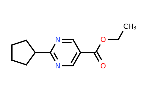 CAS 1447606-30-5 | Ethyl 2-cyclopentylpyrimidine-5-carboxylate